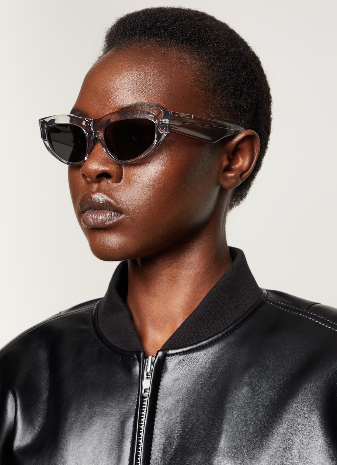Burberry Cat Eye zonnebril BE4425U - voorkant 2 grijs