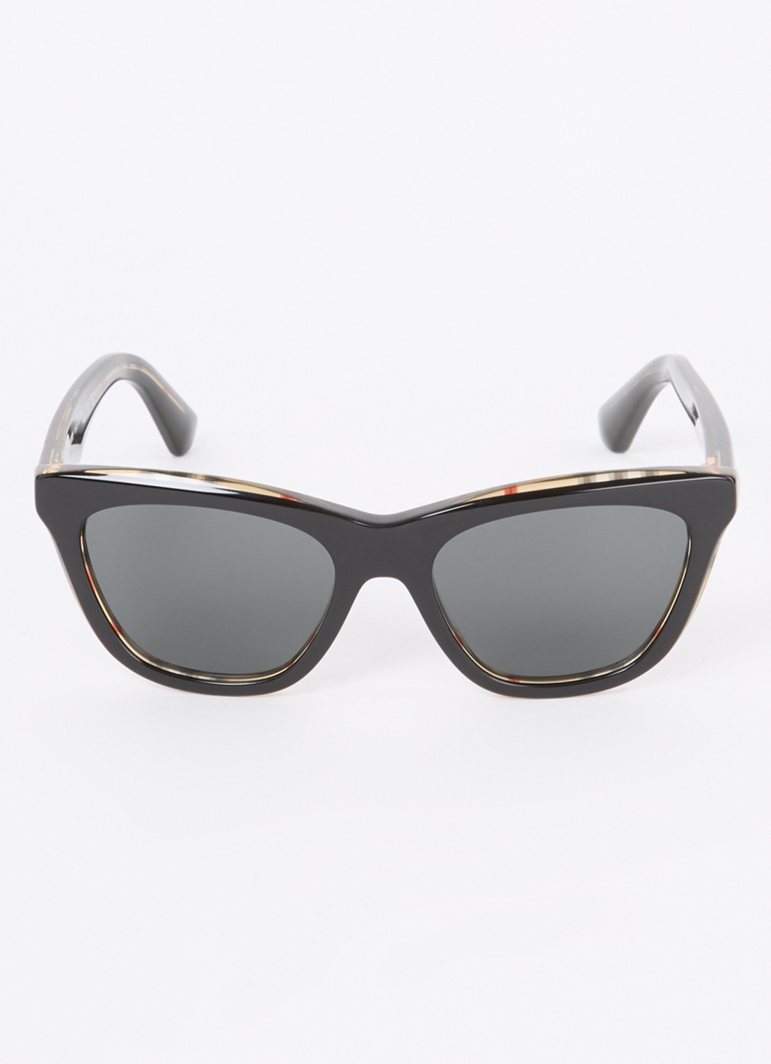 Burberry Cat Eye zonnebril BE4435 - detail zwart