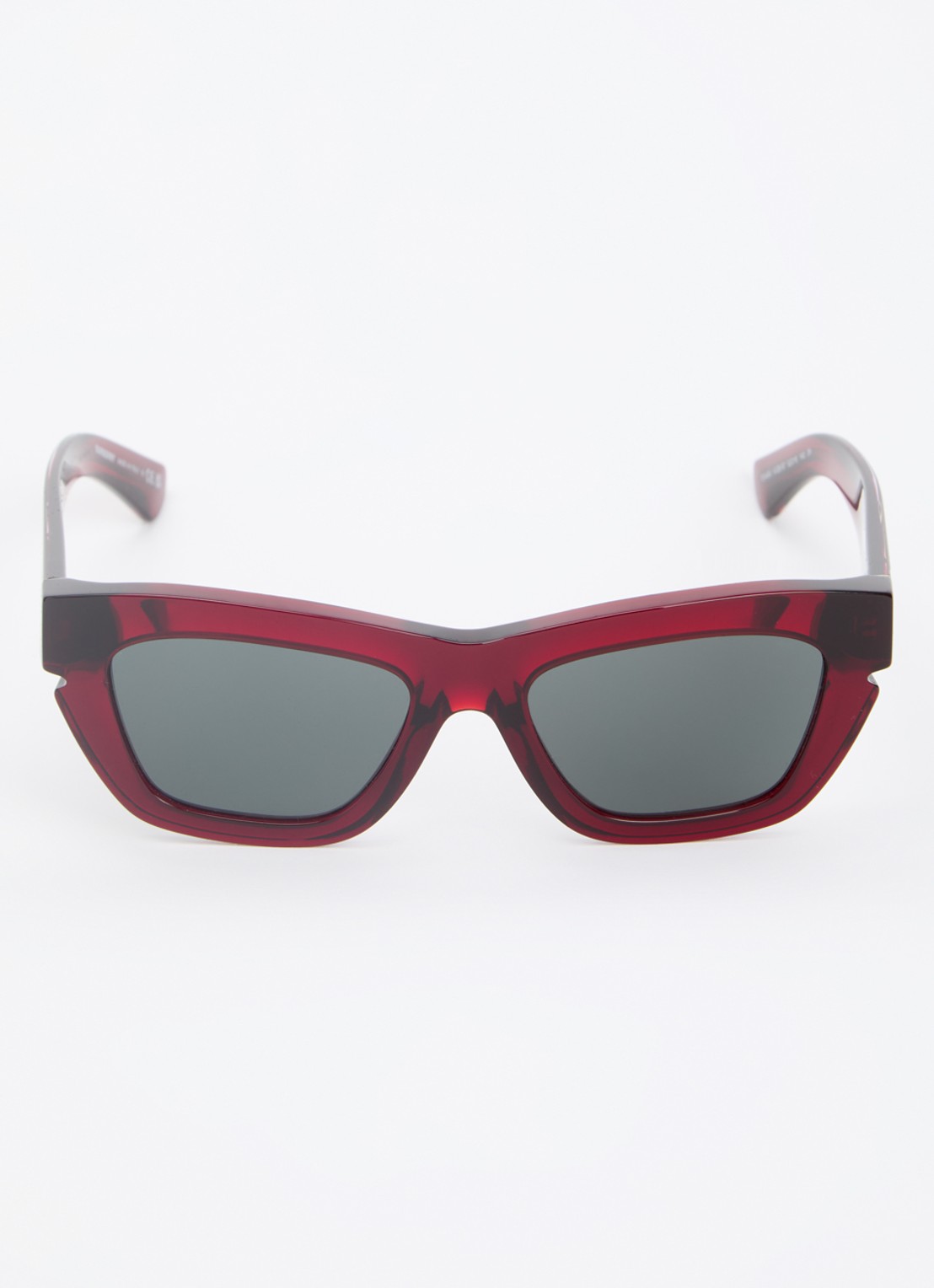 Burberry Cat Eye zonnebril BE4454 - detail donkerrood