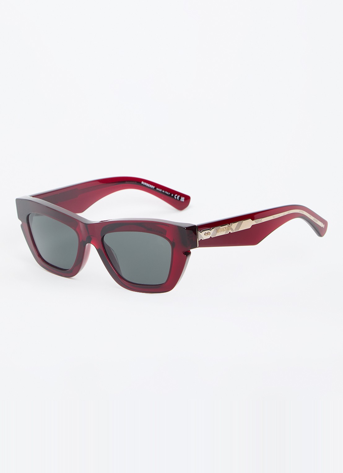 Burberry Cat Eye zonnebril BE4454 - voorkant 4 donkerrood