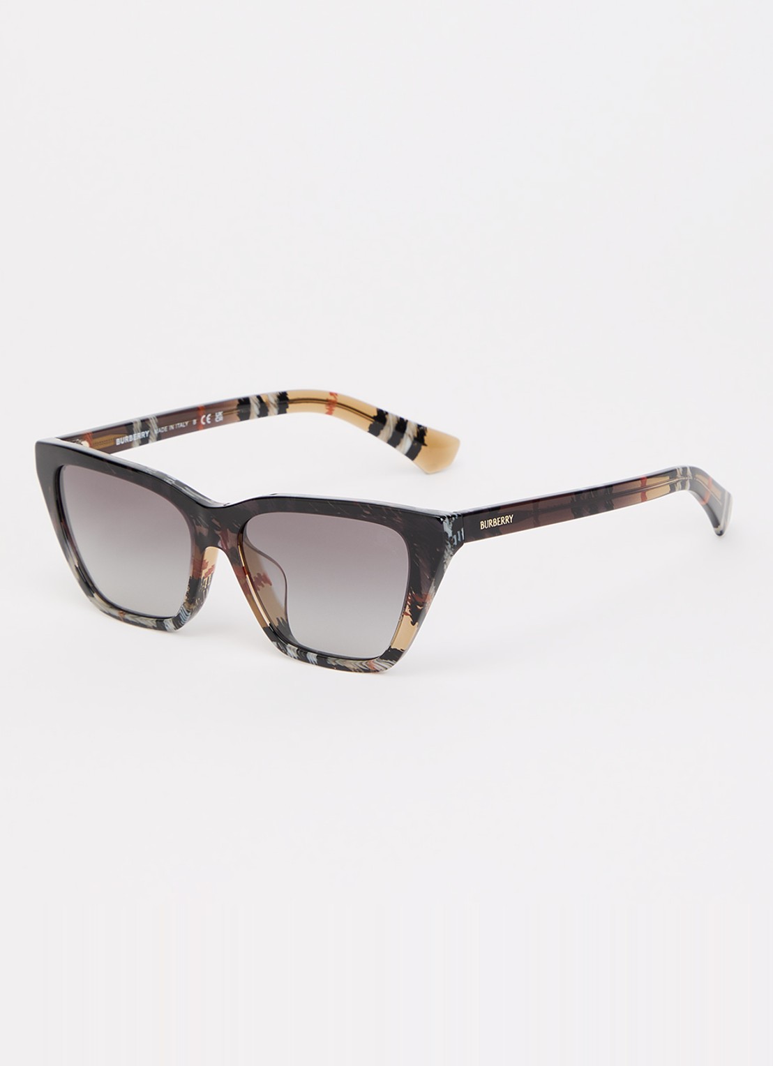 Burberry Cat Eye zonnebril BE4468F - voorkant 4 donkerbruin