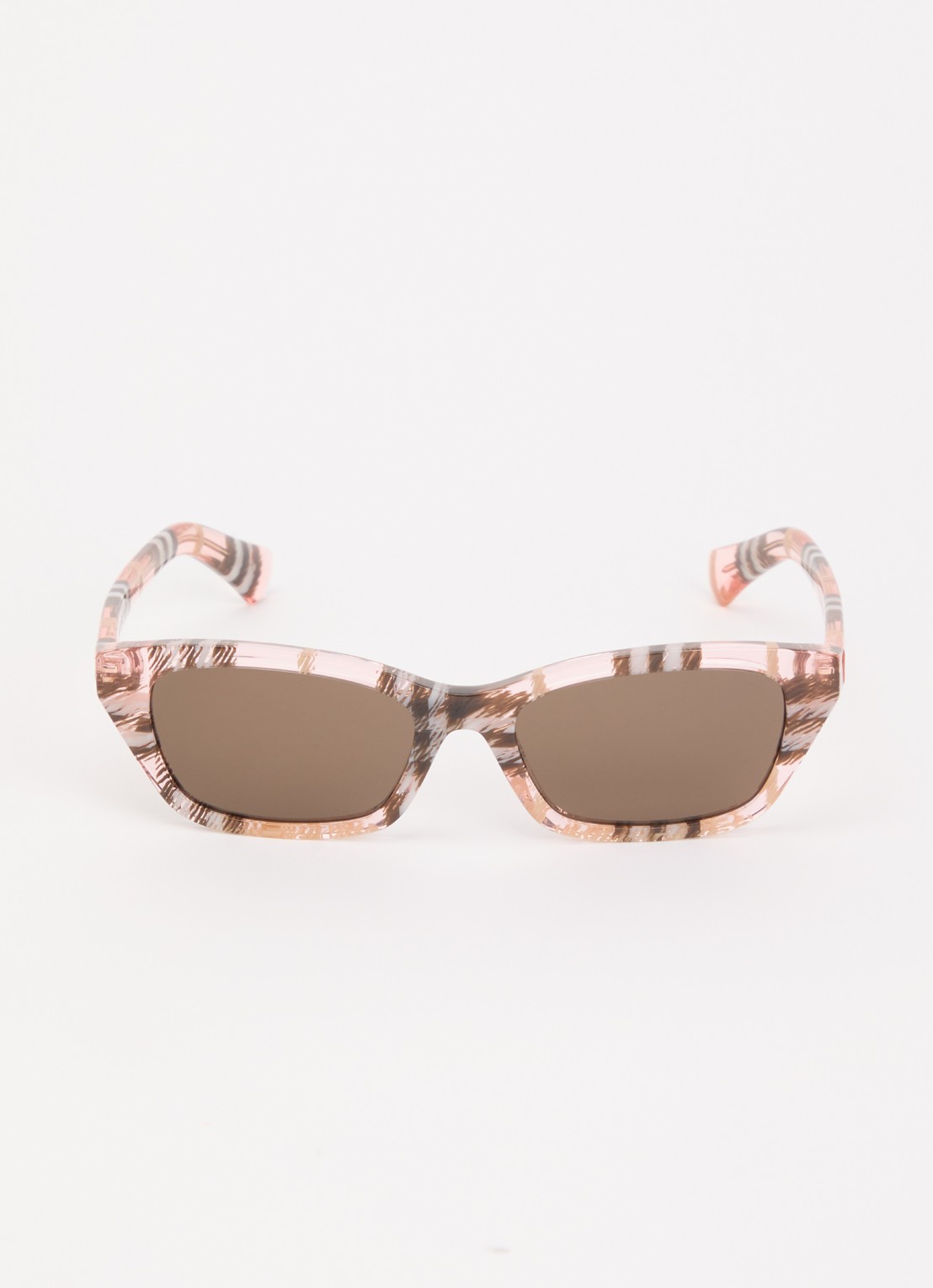 Burberry Cat Eye zonnebril BE4488 - detail lichtroze