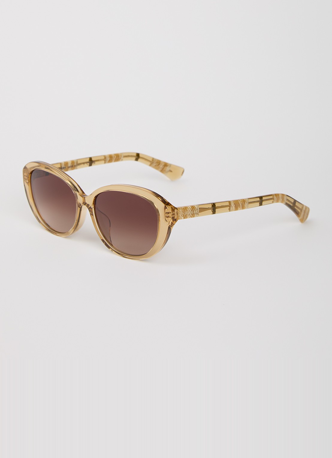 Burberry Cat Eye zonnebril BE4507D - voorkant camel