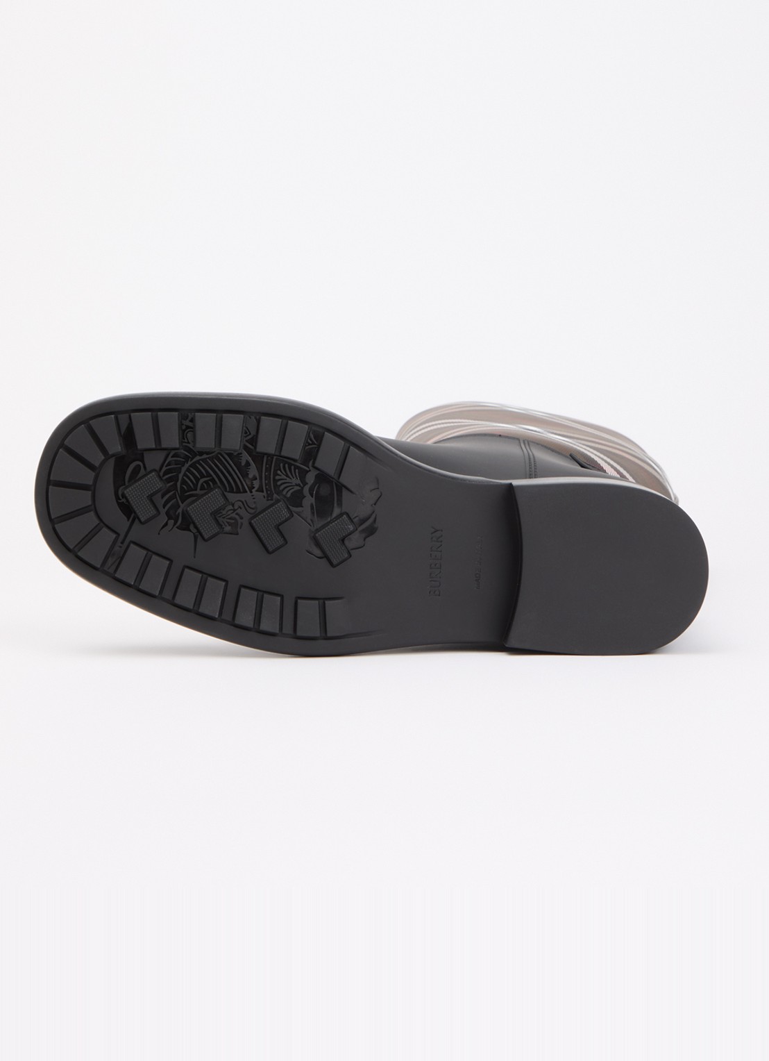 Burberry Cavalier laars met ruit dessin - detail 2 multicolor