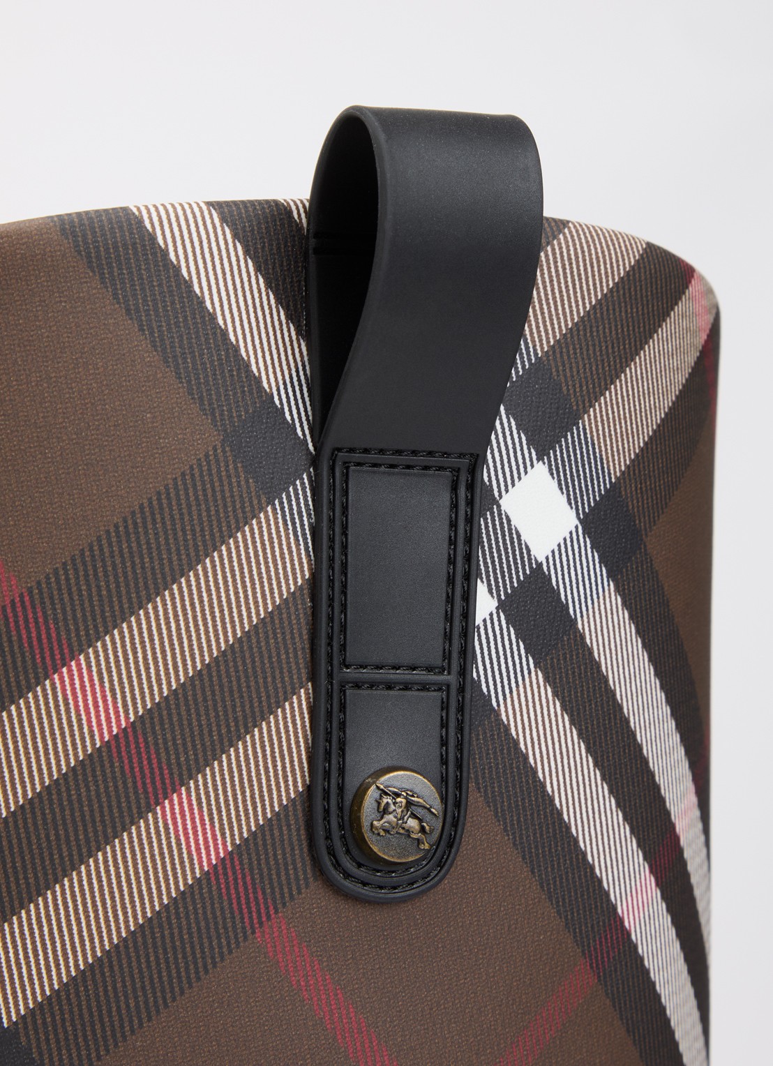 Burberry Cavalier laars met ruit dessin - detail 3 multicolor