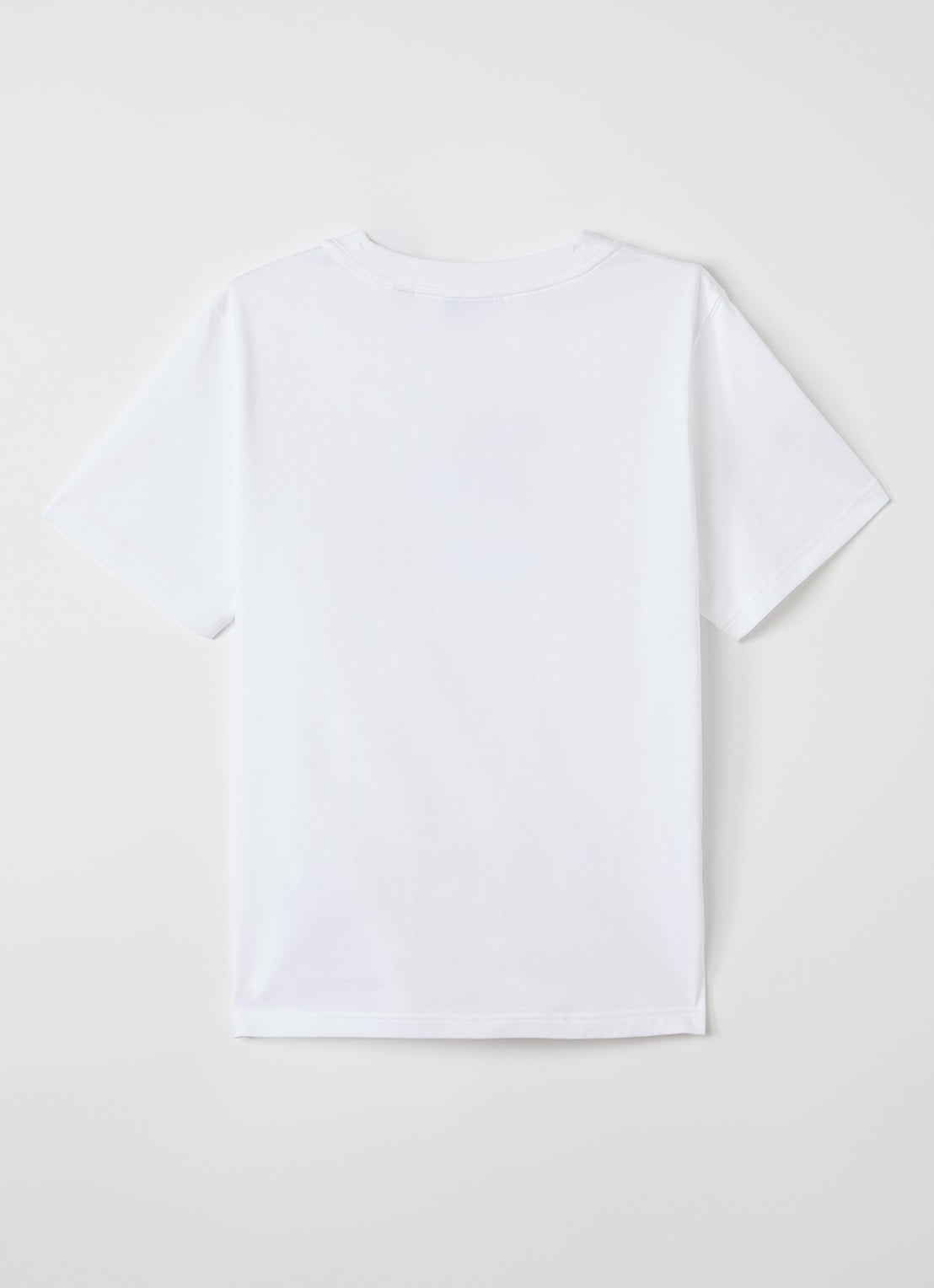 Burberry Cedar T-shirt met logoborduring - voorkant 2 wit