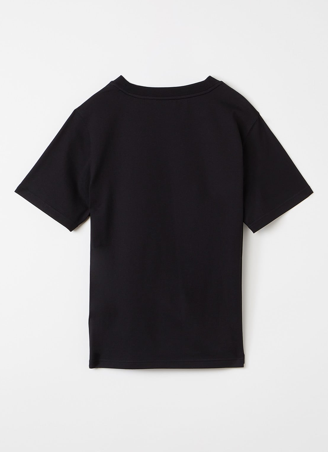 Burberry Cedar T-shirt met logoborduring - voorkant 2 zwart