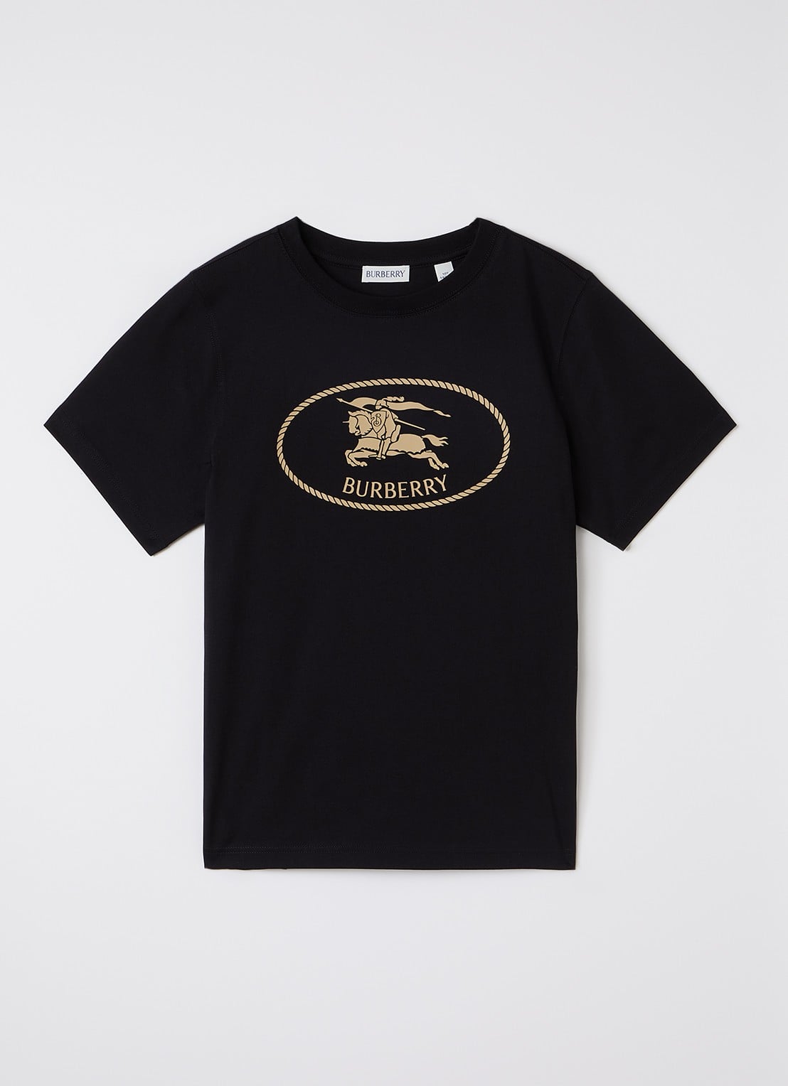 Burberry Cedar T-shirt met print - voorkant zwart
