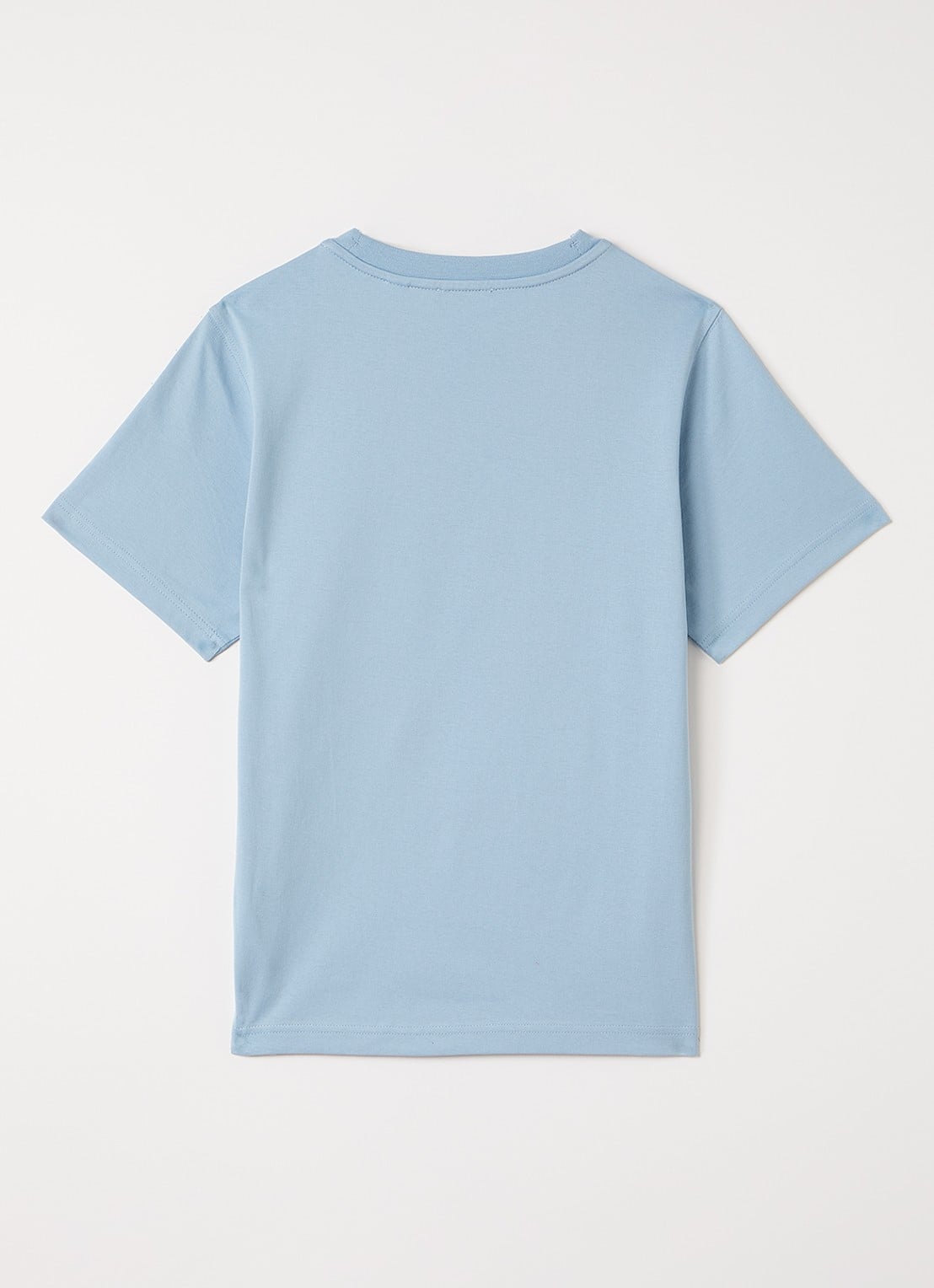 Burberry Cedar T-shirt met print - voorkant 2 lichtblauw