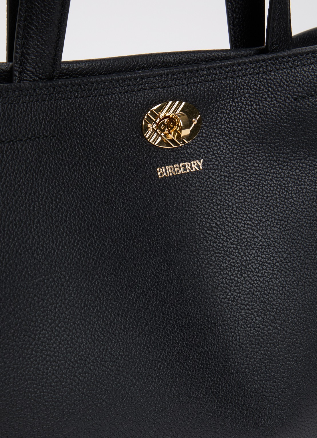 Burberry Cotsworld handtas van kalfsleer met afneembare schouderriem - detail 5 zwart