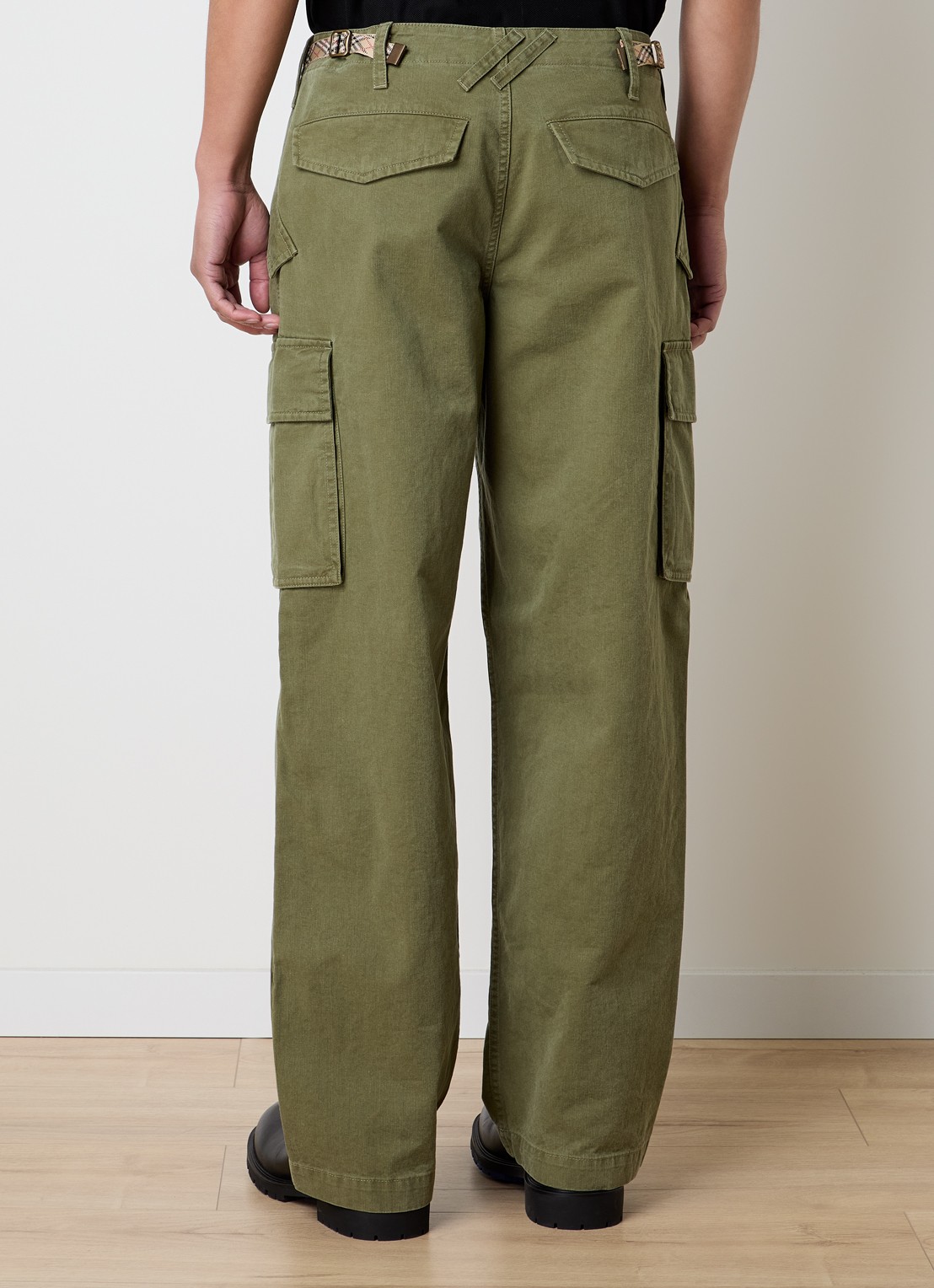 Burberry Cyrus loose fit cargobroek met klepzakken - achterkant 6 beige