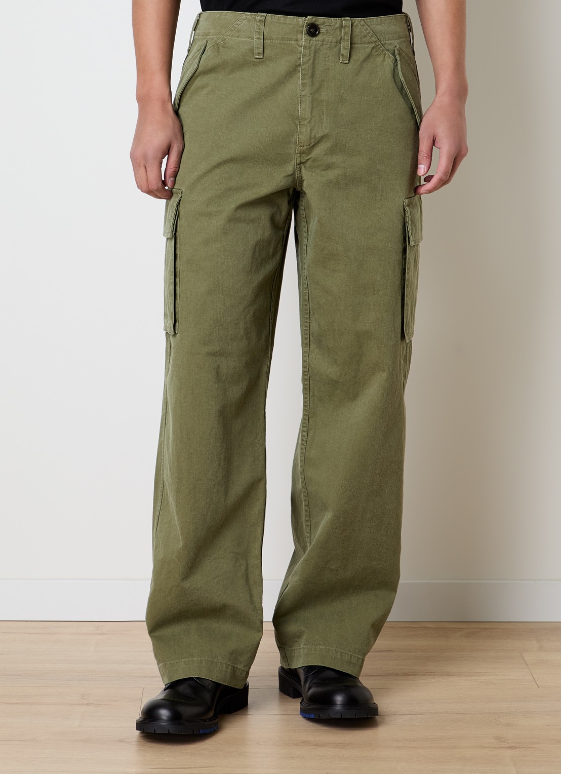 Burberry Cyrus loose fit cargobroek met klepzakken - detail 3 beige