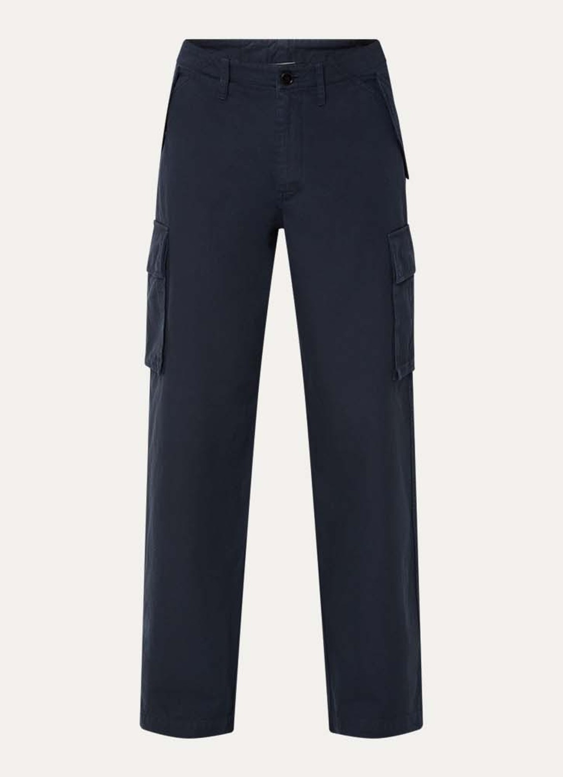 Burberry Cyrus loose fit cargobroek met klepzakken - voorkant donkerblauw
