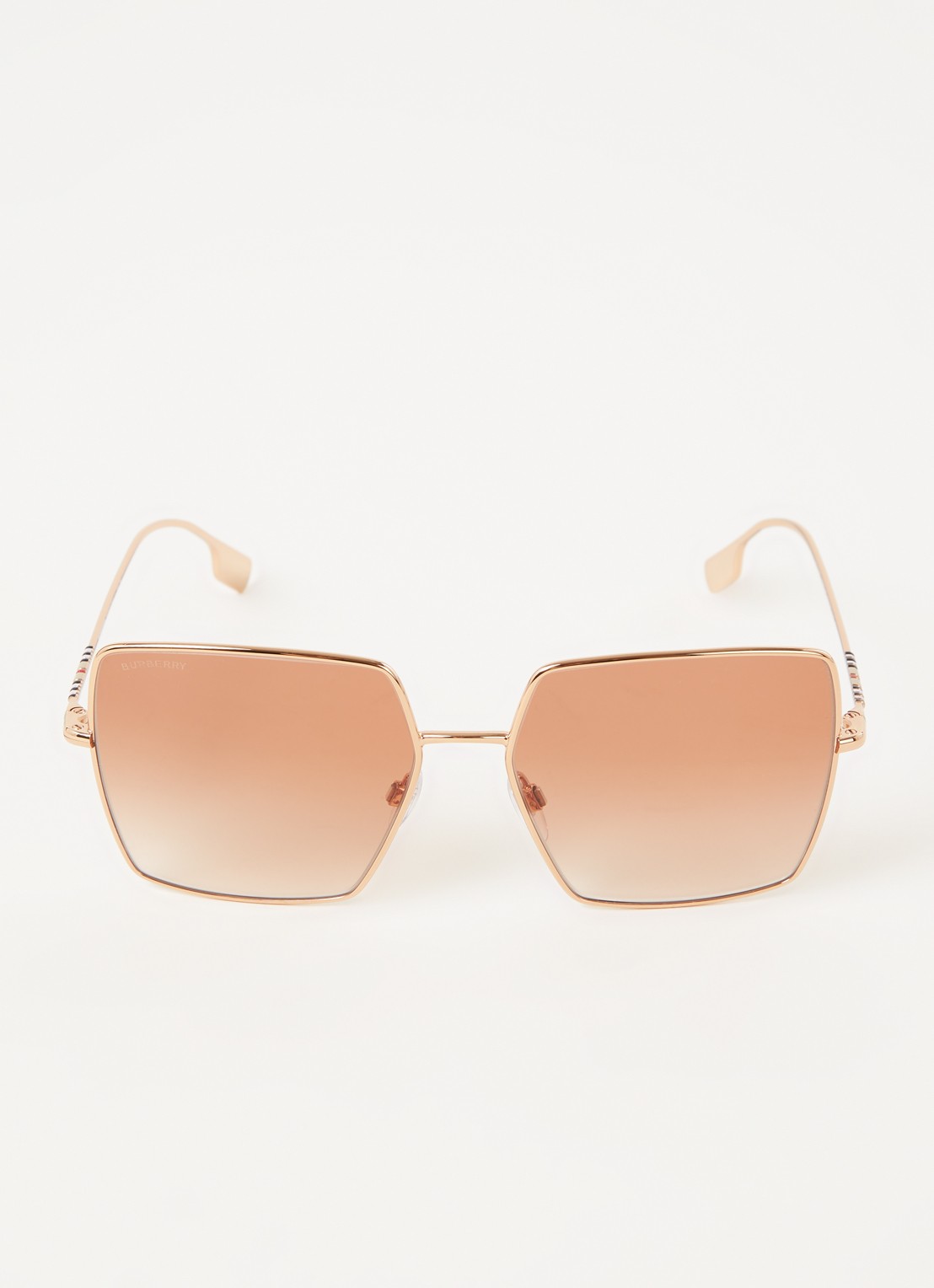 Burberry Daphne zonnebril BE3133  - voorkant 2 roségoud