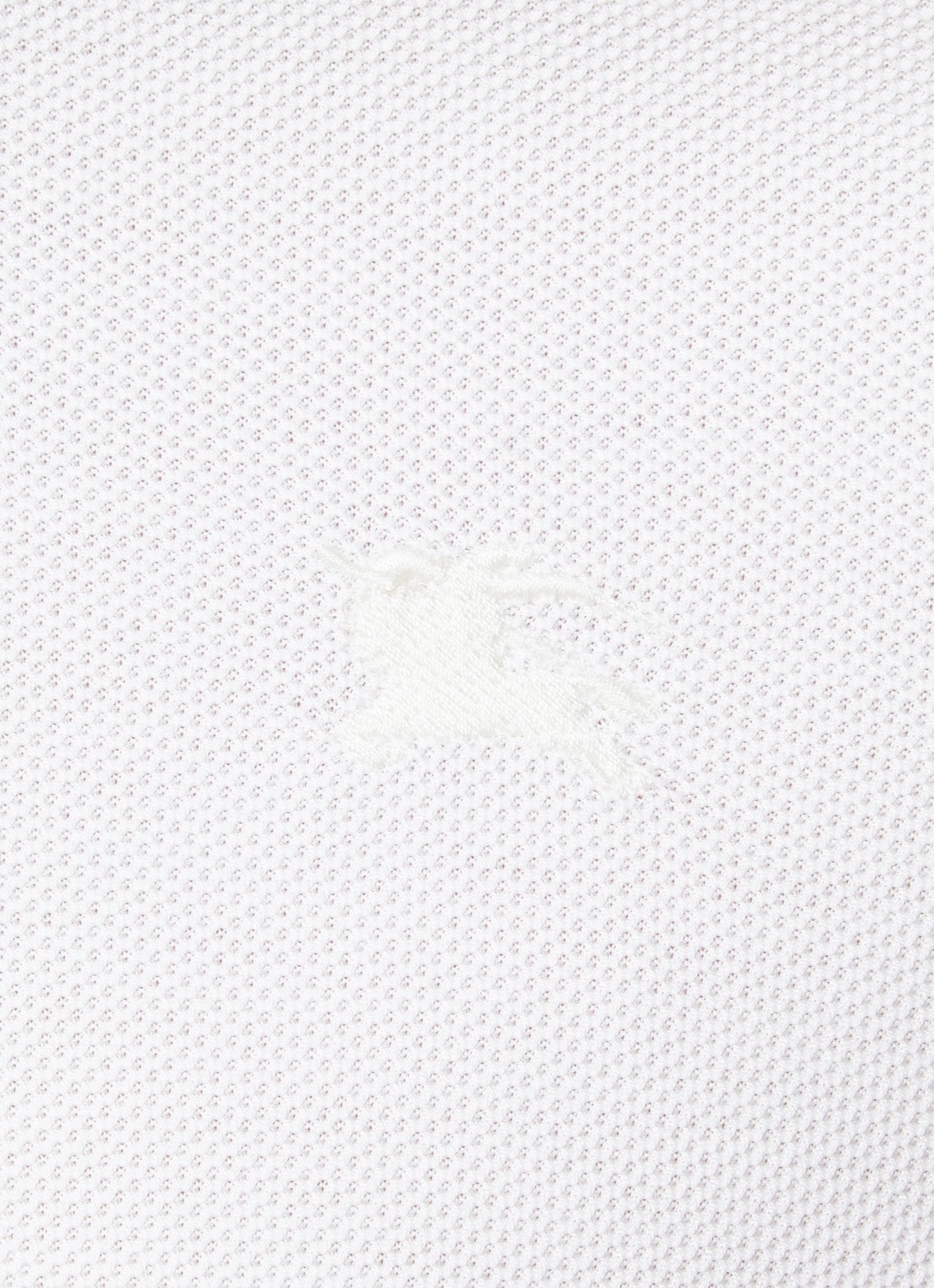 Burberry Eddie slim fit polo met logo - detail 4 wit