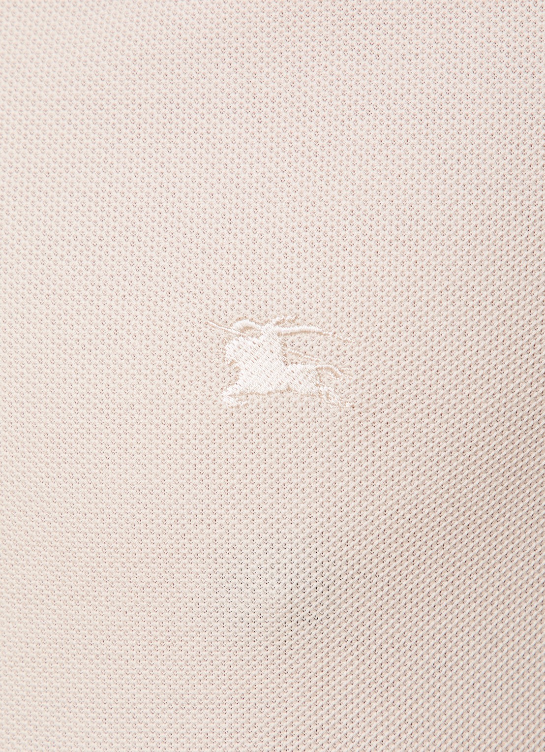 Burberry Ediie regular fit polo met logo - detail 3 beige