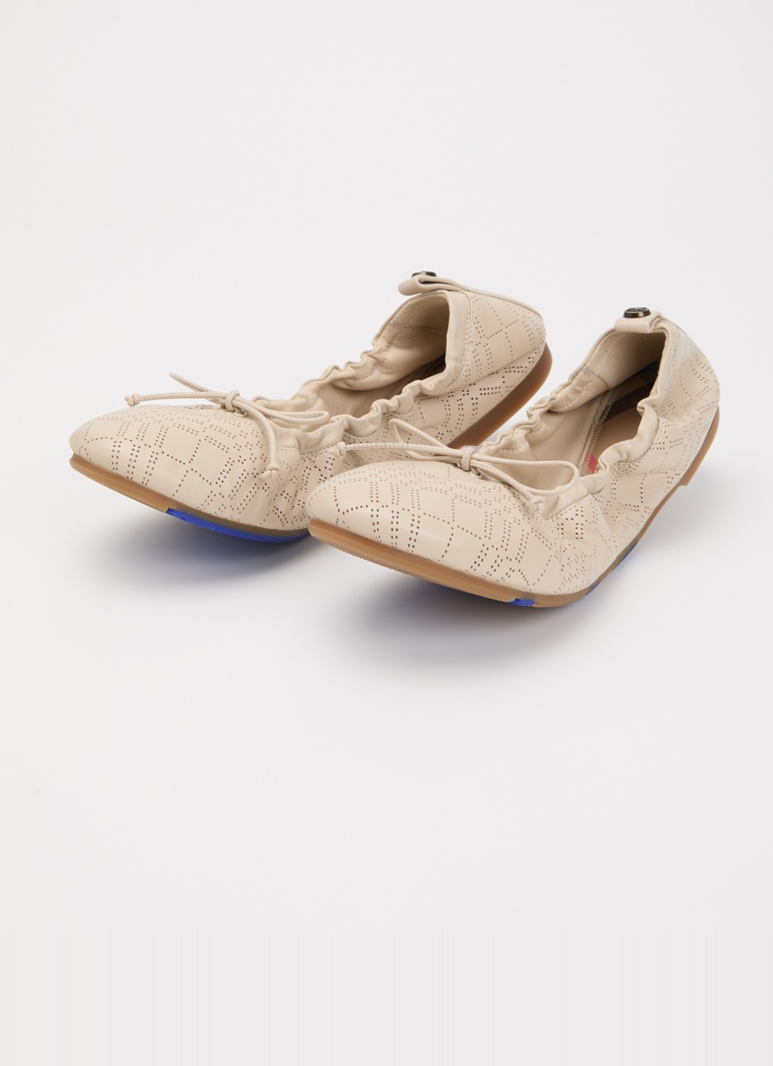 Burberry Fawn ballerina van lamsleer - detail 3 beige