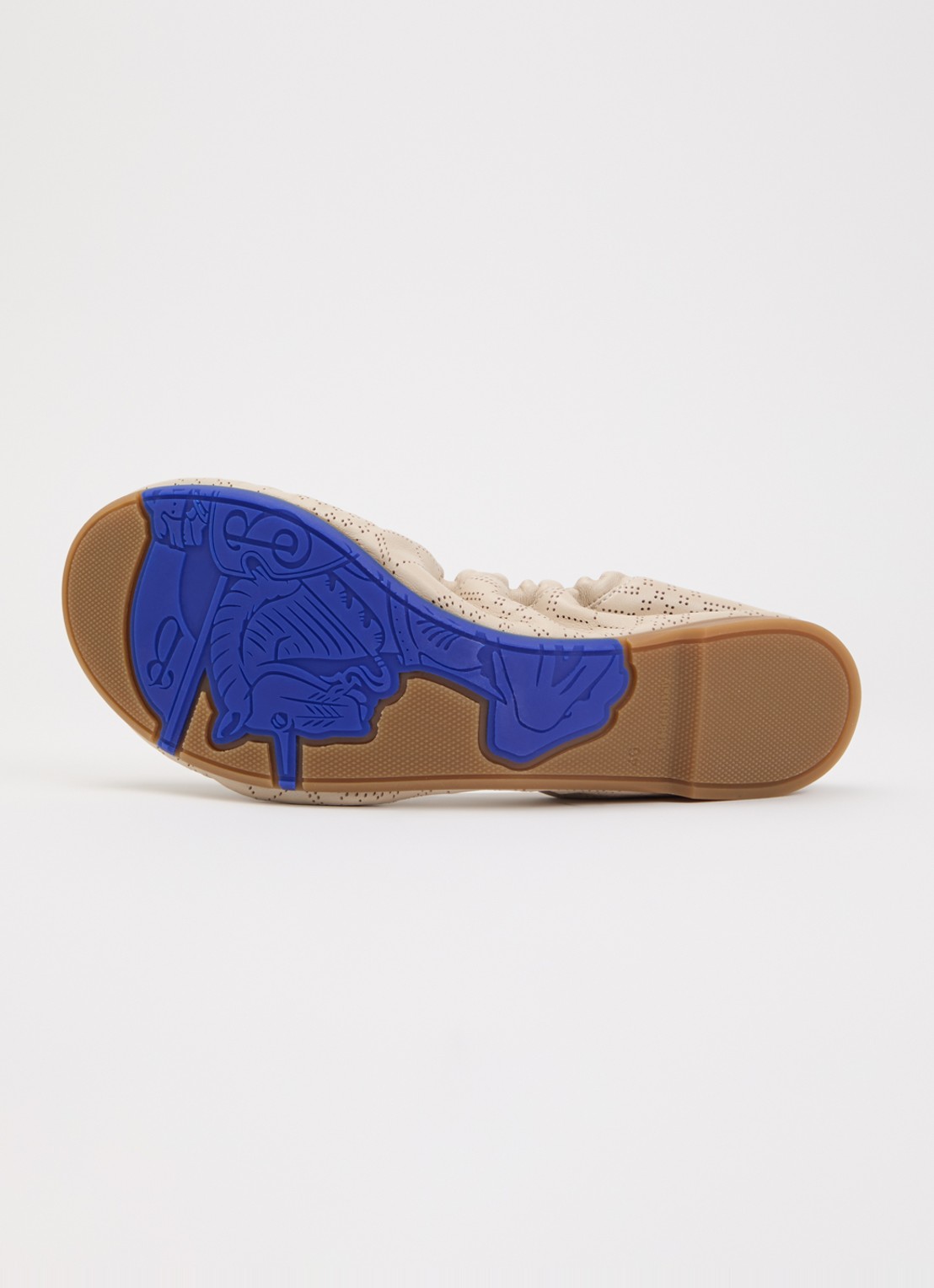 Burberry Fawn ballerina van lamsleer - detail 5 beige