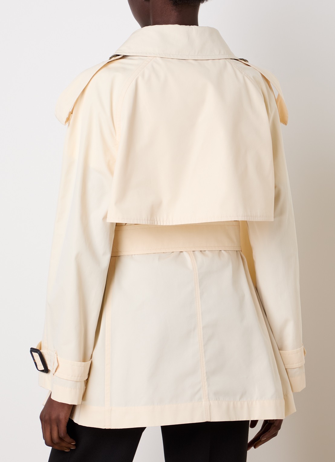 Burberry Fitzrovia trenchcoat met ceintuur - achterkant 6 creme