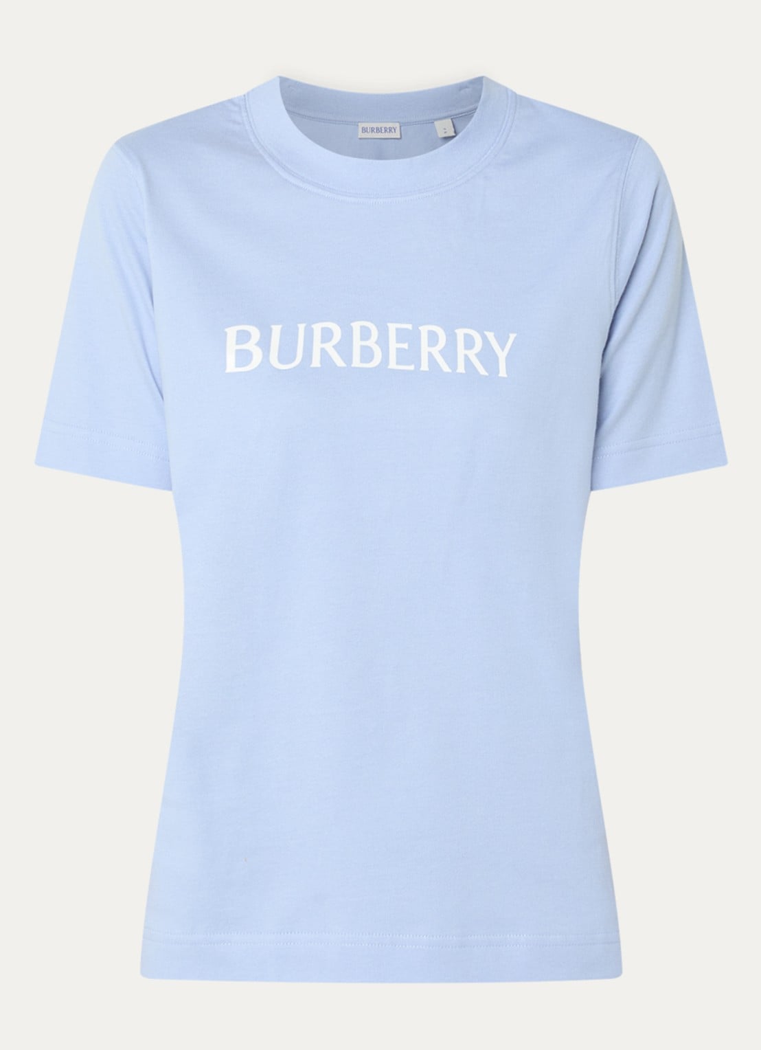 Burberry Frankie T-shirt met logo - voorkant lavendel