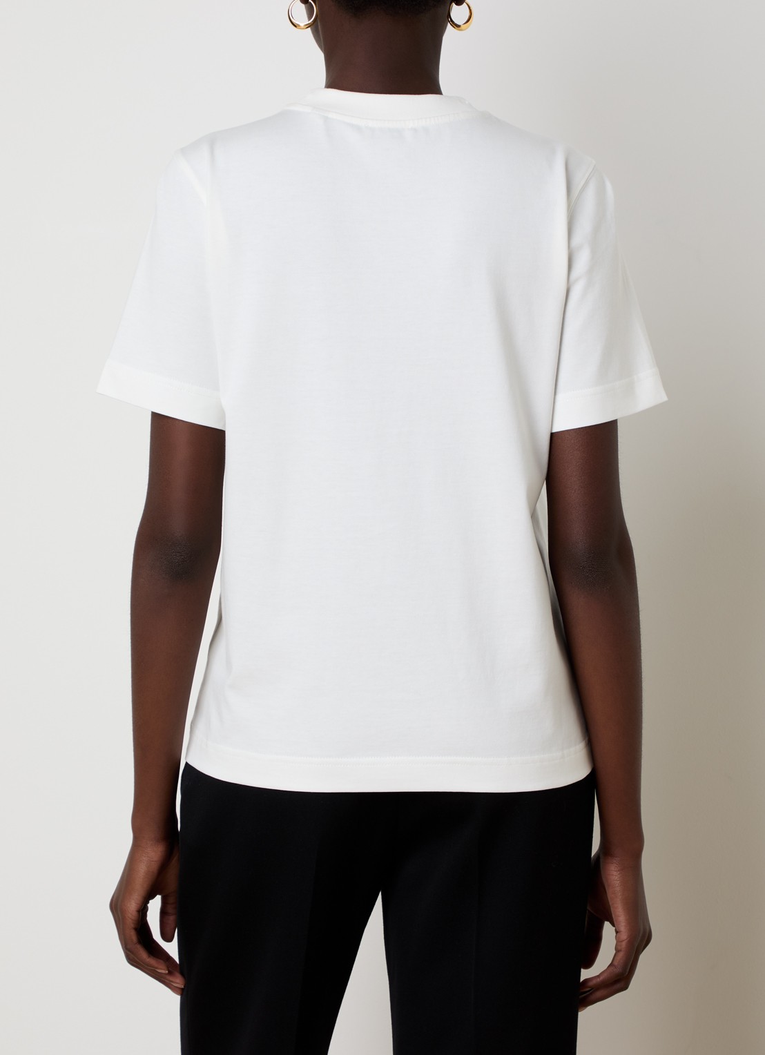 Burberry Frankie T-shirt met logoprint - achterkant wit