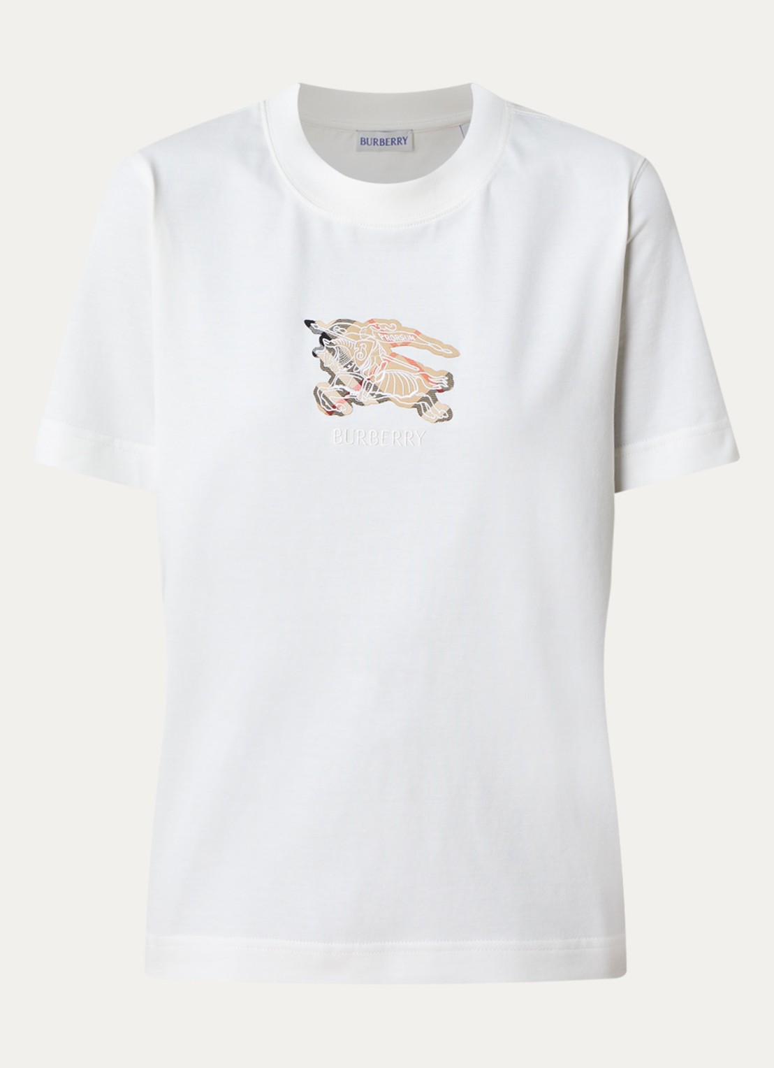 Burberry Frankie T-shirt met logoprint - voorkant 2 wit