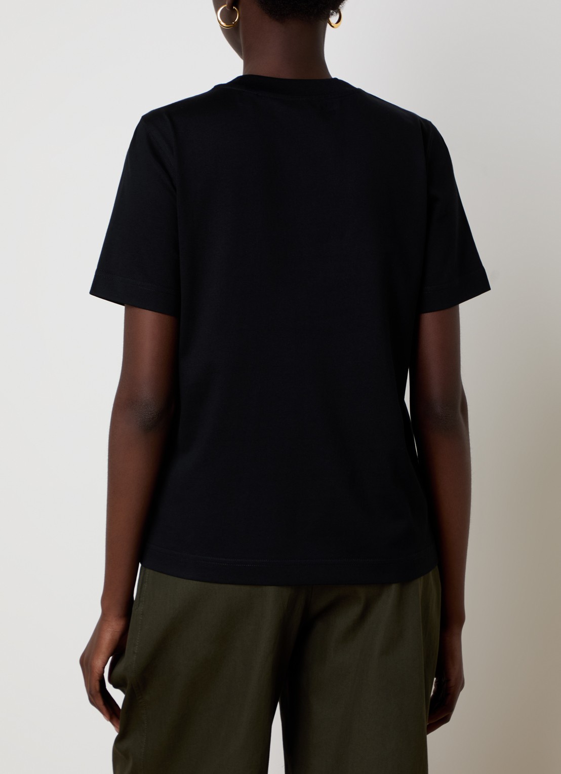 Burberry Frankie T-shirt met logoprint - achterkant zwart