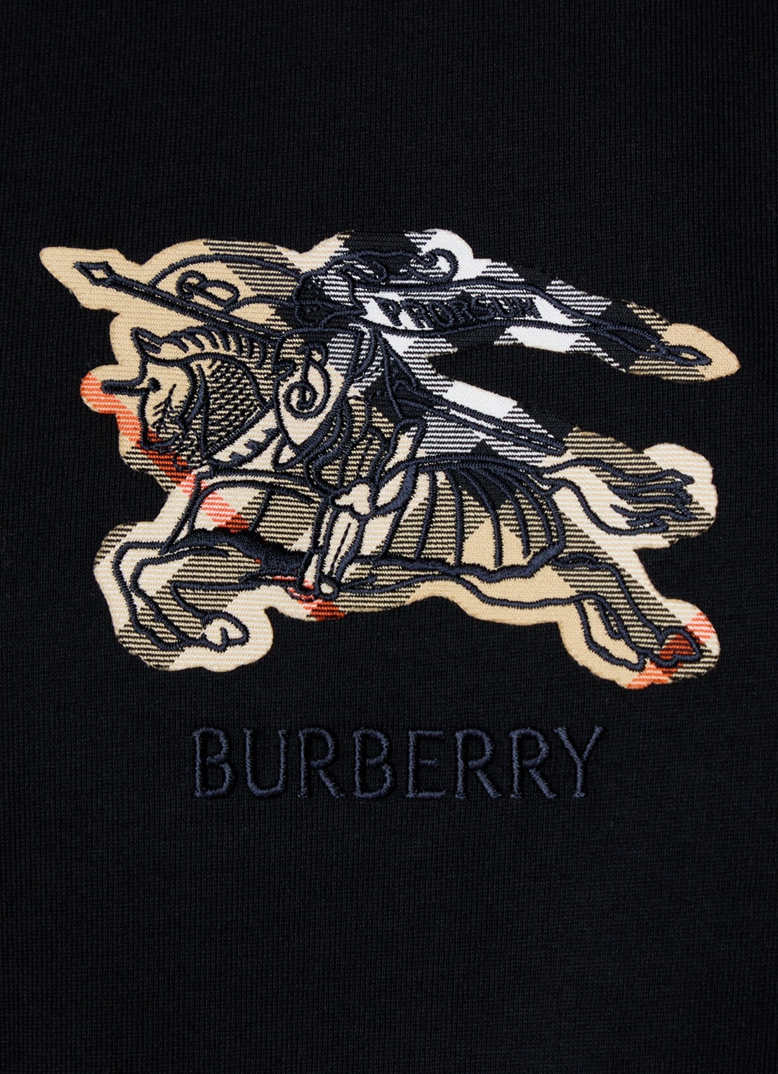 Burberry Frankie T-shirt met logoprint - detail 3 zwart