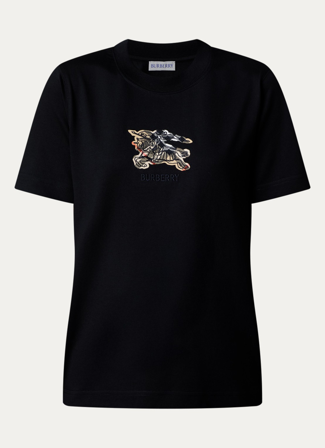 Burberry Frankie T-shirt met logoprint - voorkant 4 zwart