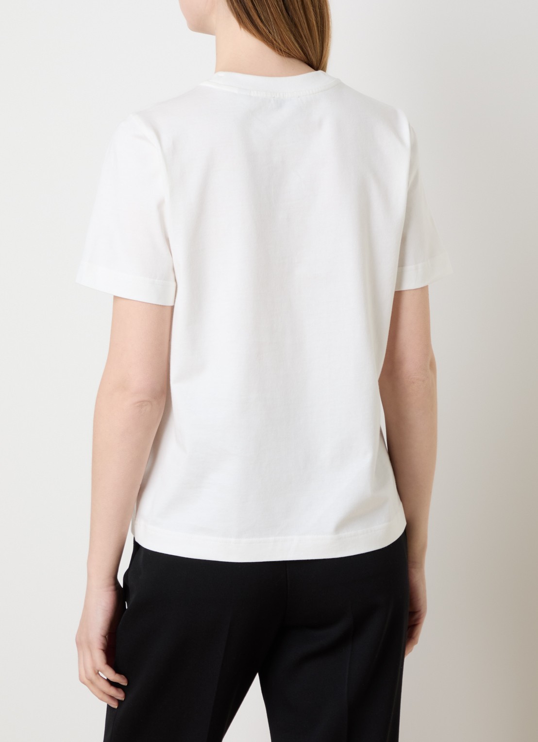 Burberry Frankie T-shirt met logoprint - achterkant wit