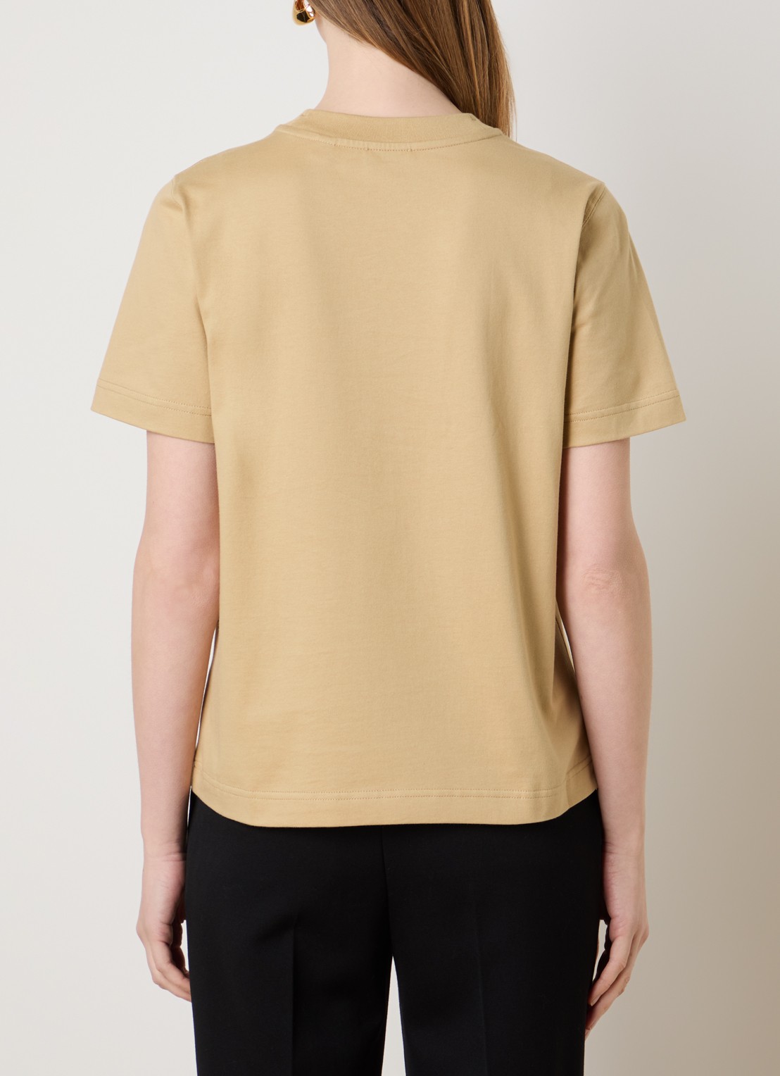 Burberry Frankie T-shirt met logoprint - achterkant 5 camel