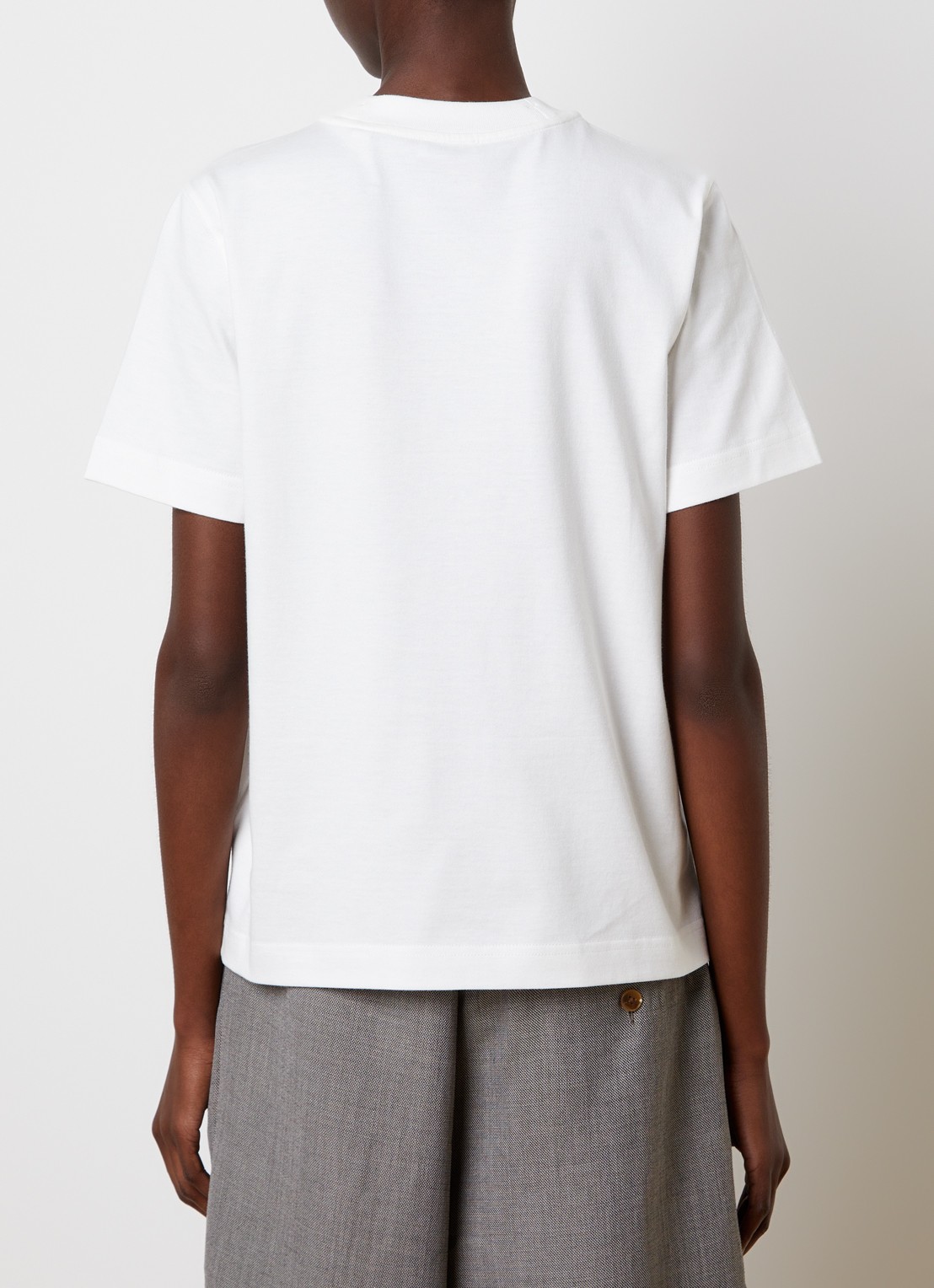 Burberry Frankie T-shirt met logoprint - achterkant 3 wit