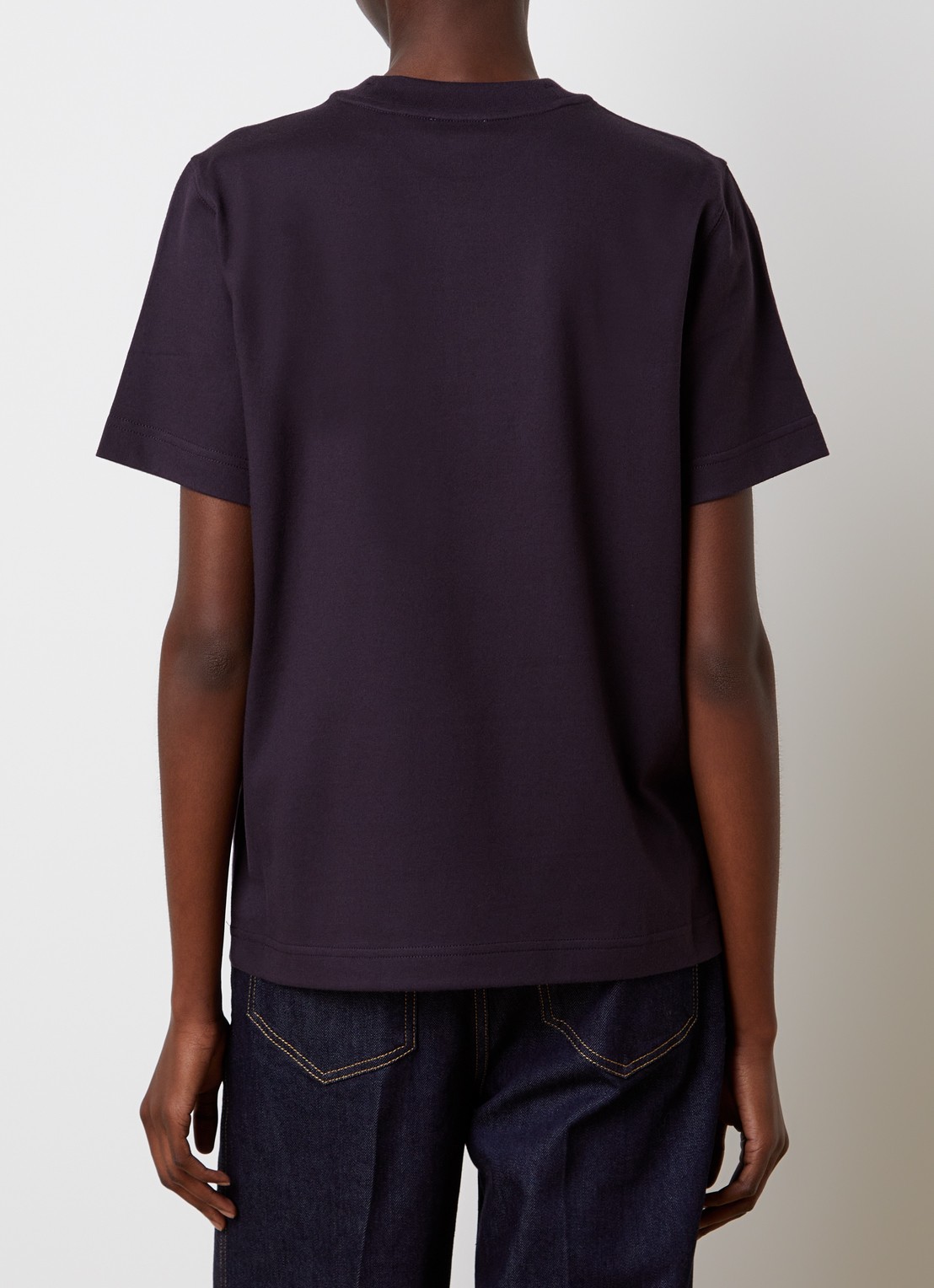 Burberry Frankie T-shirt met logoprint - achterkant 5 aubergine