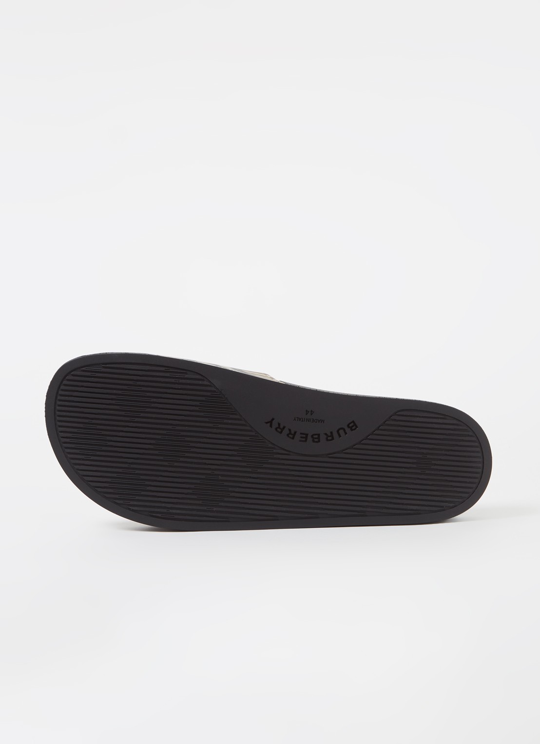 Burberry Furley slipper met ruitdessin - detail 5 beige