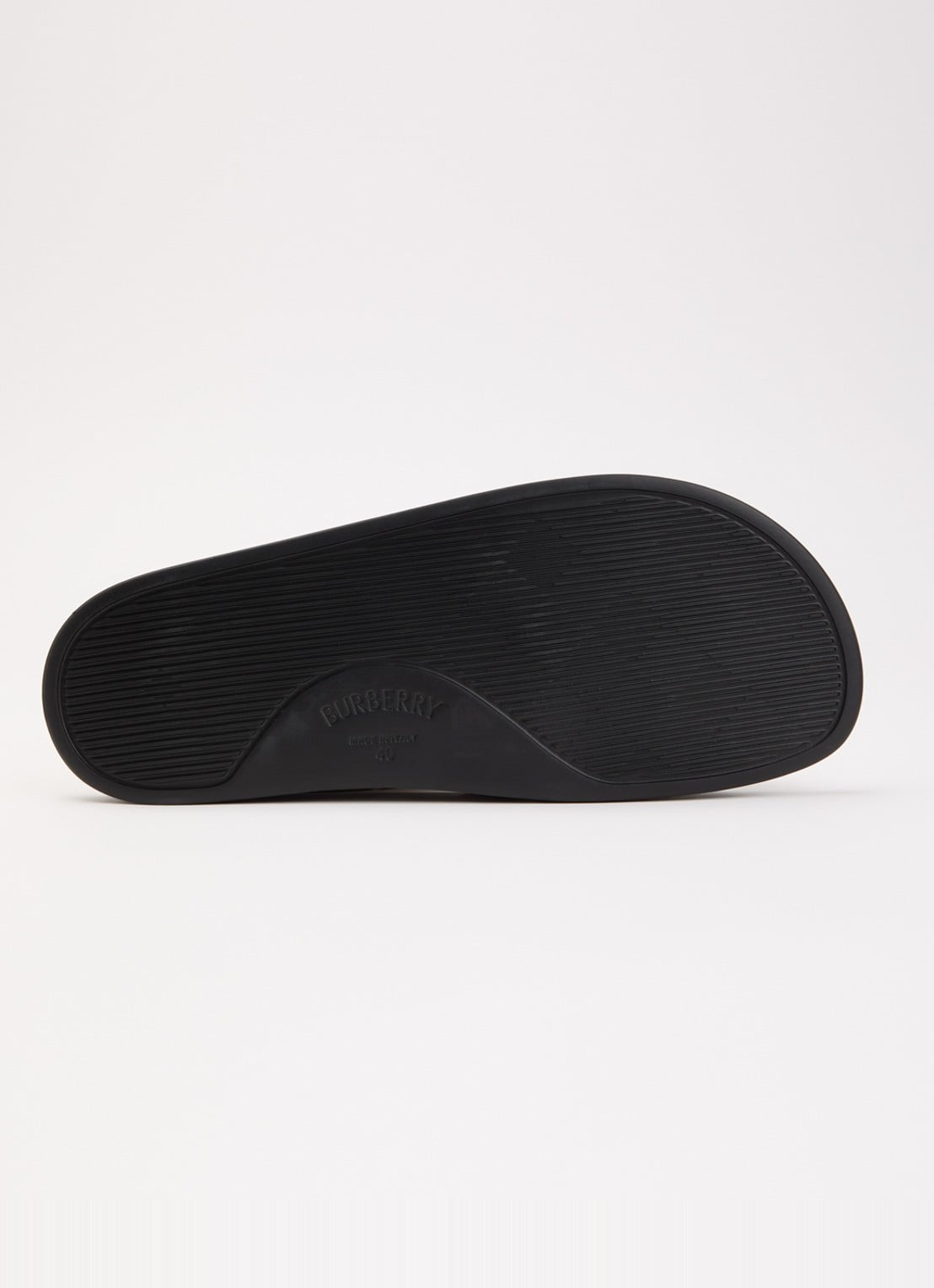 Burberry Furley slipper met ruitdessin - detail 3 beige