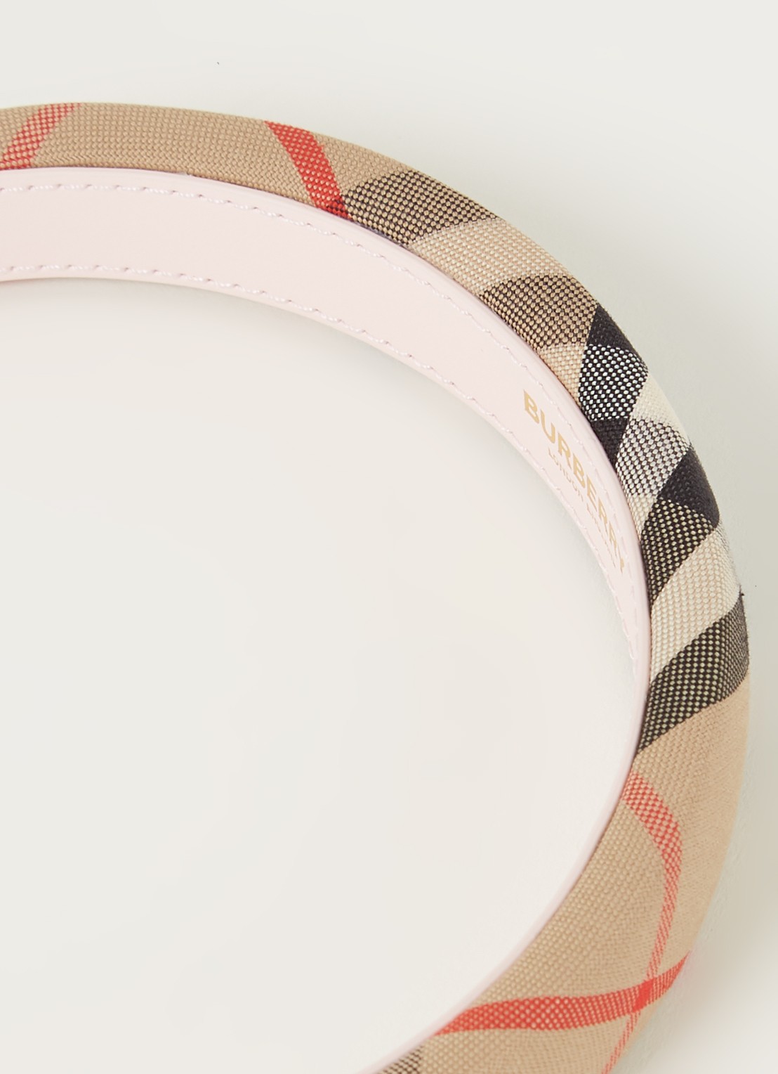 Burberry Haarband met logoprint - detail 2 beige