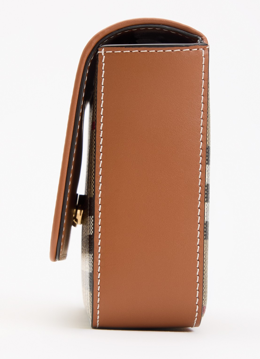 Burberry Hampshire crossbodytas met ruitdessin - detail 6 bruin