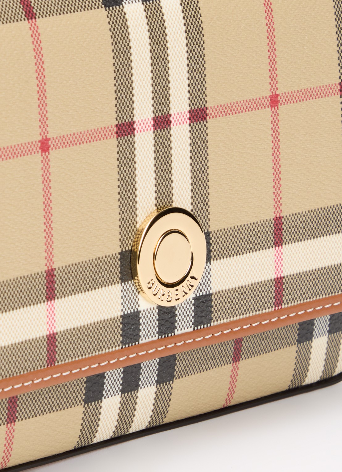 Burberry Hampshire crossbodytas met ruitdessin - detail 7 bruin