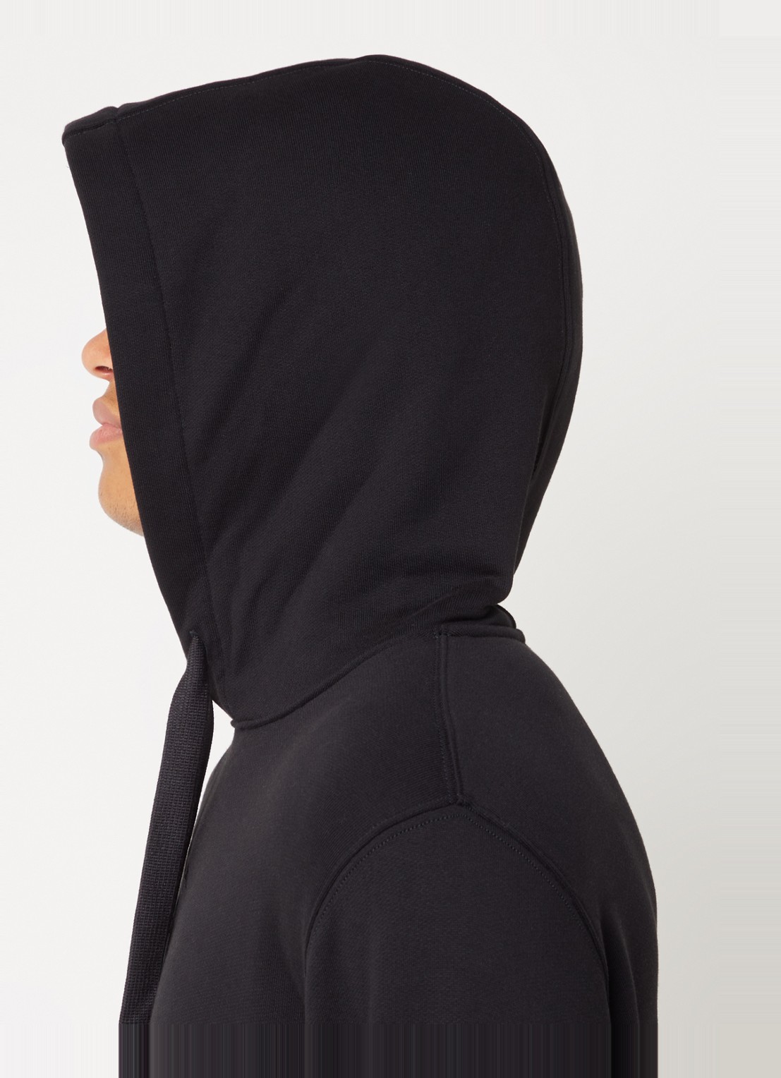 Burberry Hoodie met logoborduring - detail 5 zwart