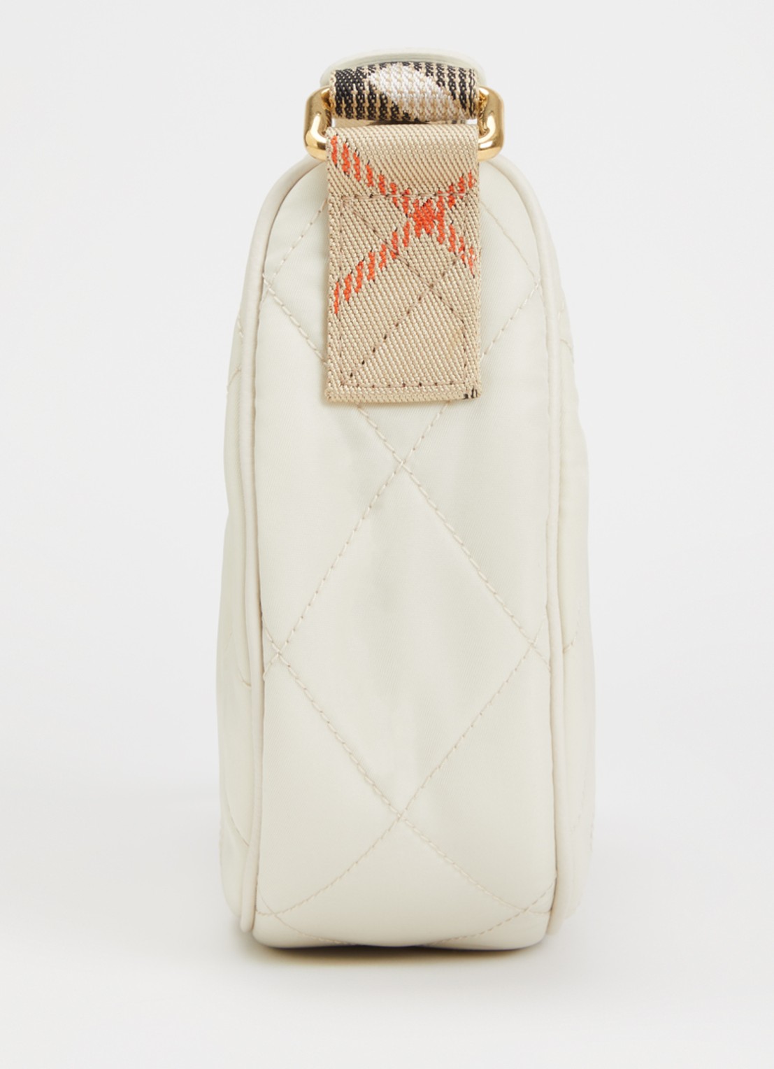 Burberry Horseshoe crossbodytas met quilt patroon en kalfsleren deails - detail 2 beige