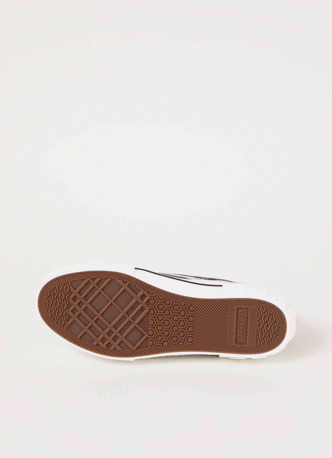 Burberry Jack Low sneaker van canvas - detail 7 donkerbeige