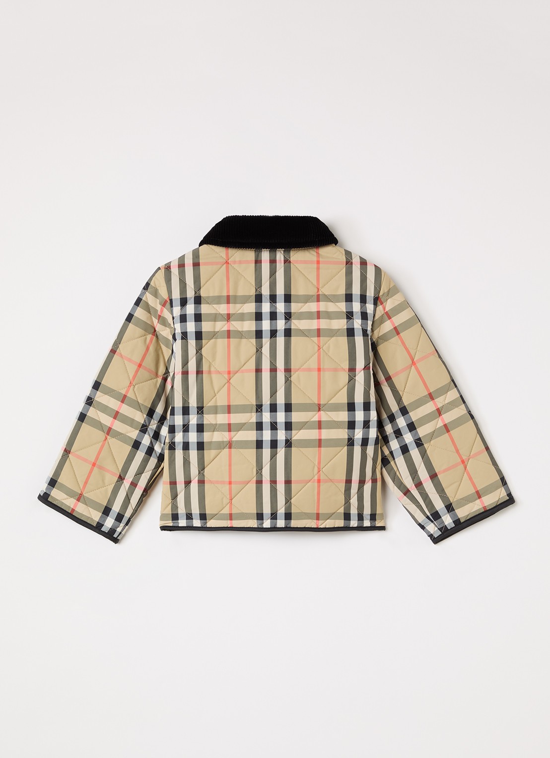 Burberry Jack met ruitdessin - achterkant zand