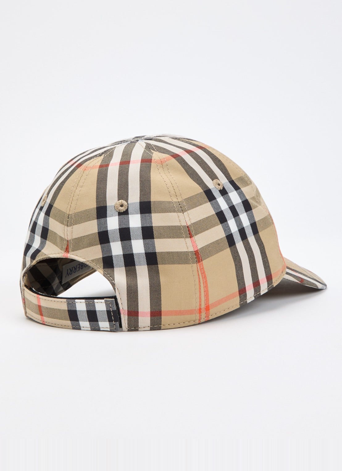 Burberry K1 pet met ruitdessin  - detail zand