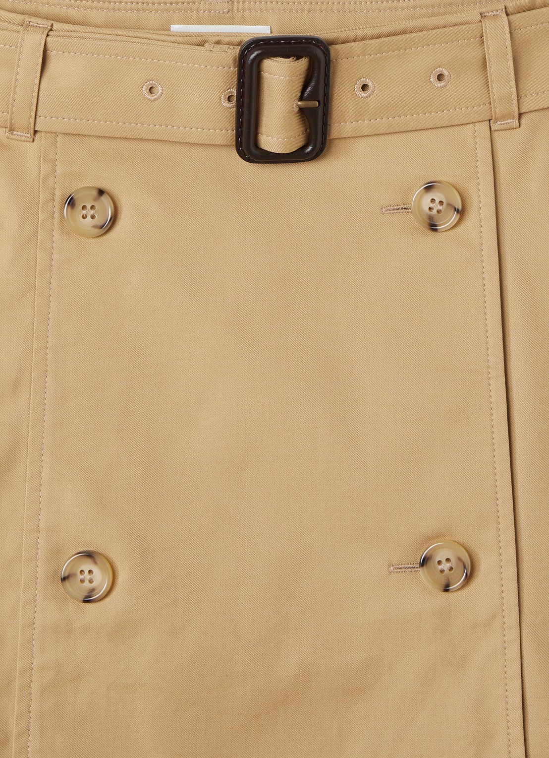 Burberry Katey minirok met ceintuur - detail 3 beige