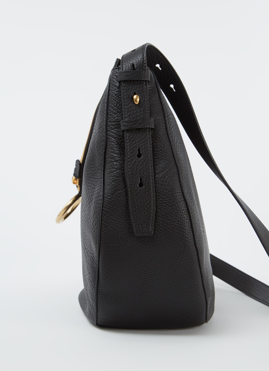 Burberry Knight Medium schoudertas van kalfsleer  - detail 2 zwart