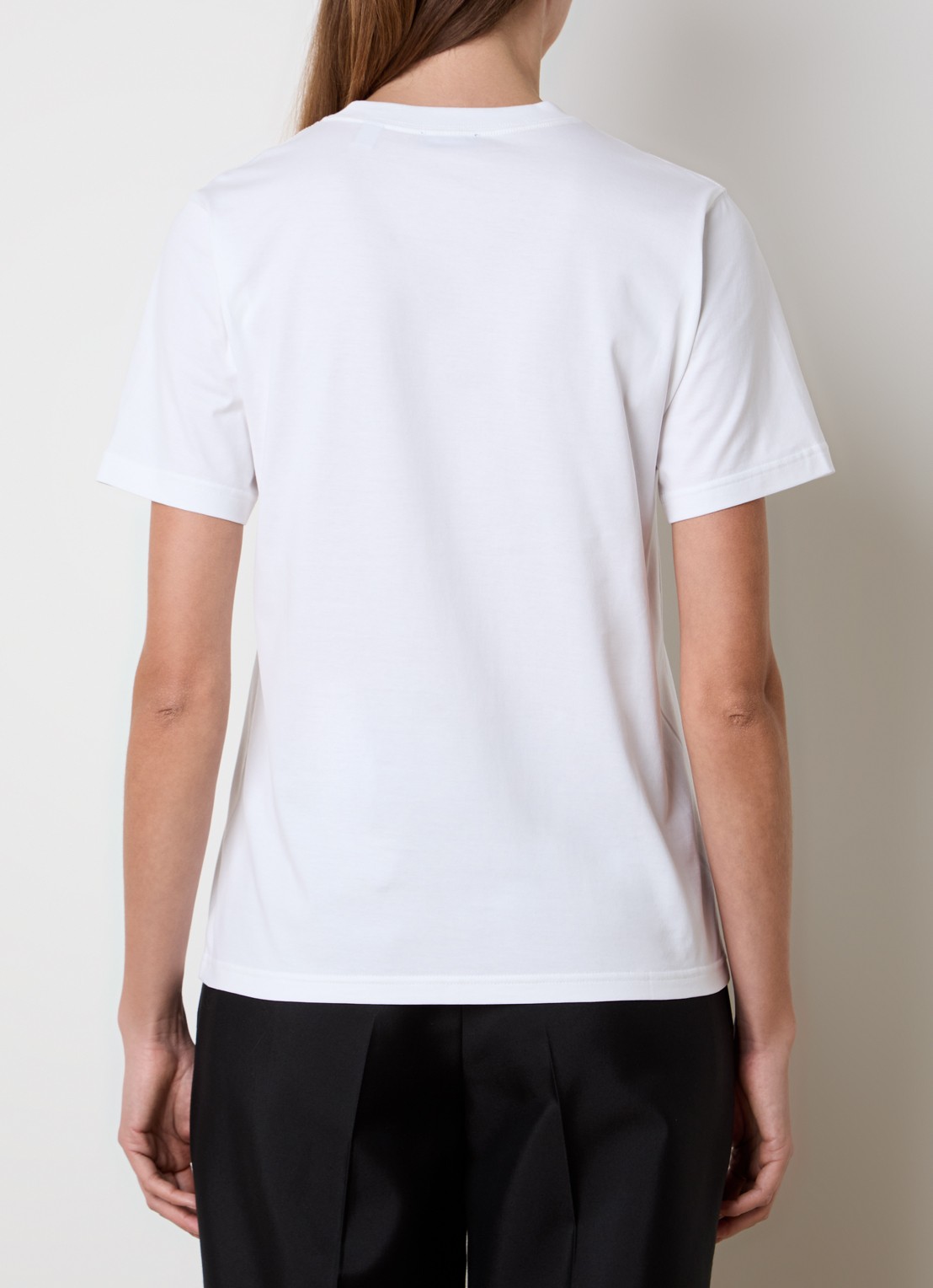 Burberry Margot T-shirt van  katoen met logoprint - achterkant 3 wit