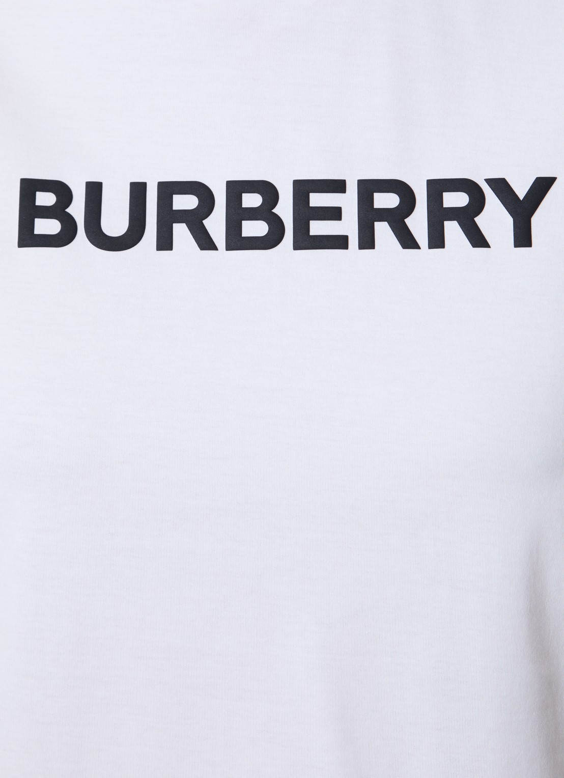 Burberry Margot T-shirt van  katoen met logoprint - detail 2 wit