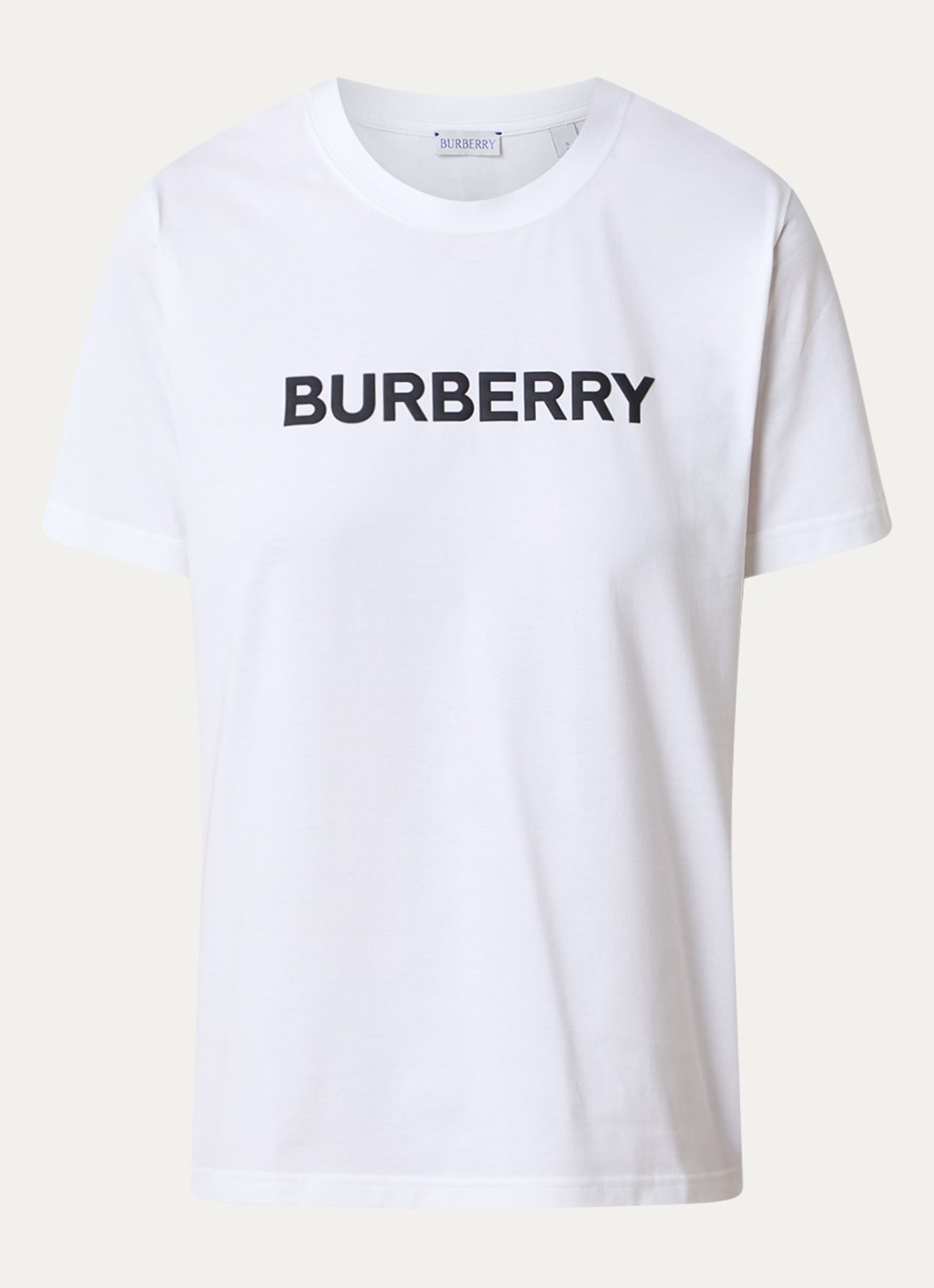 Burberry Margot T-shirt van  katoen met logoprint - voorkant 4 wit