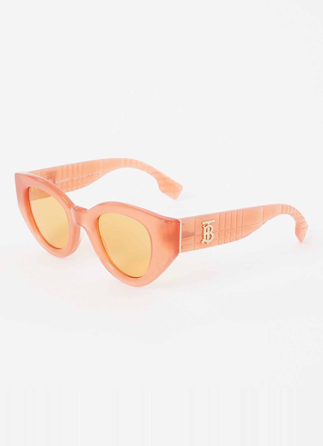 Burberry Meadow zonnebril BE4390  - voorkant zalmroze