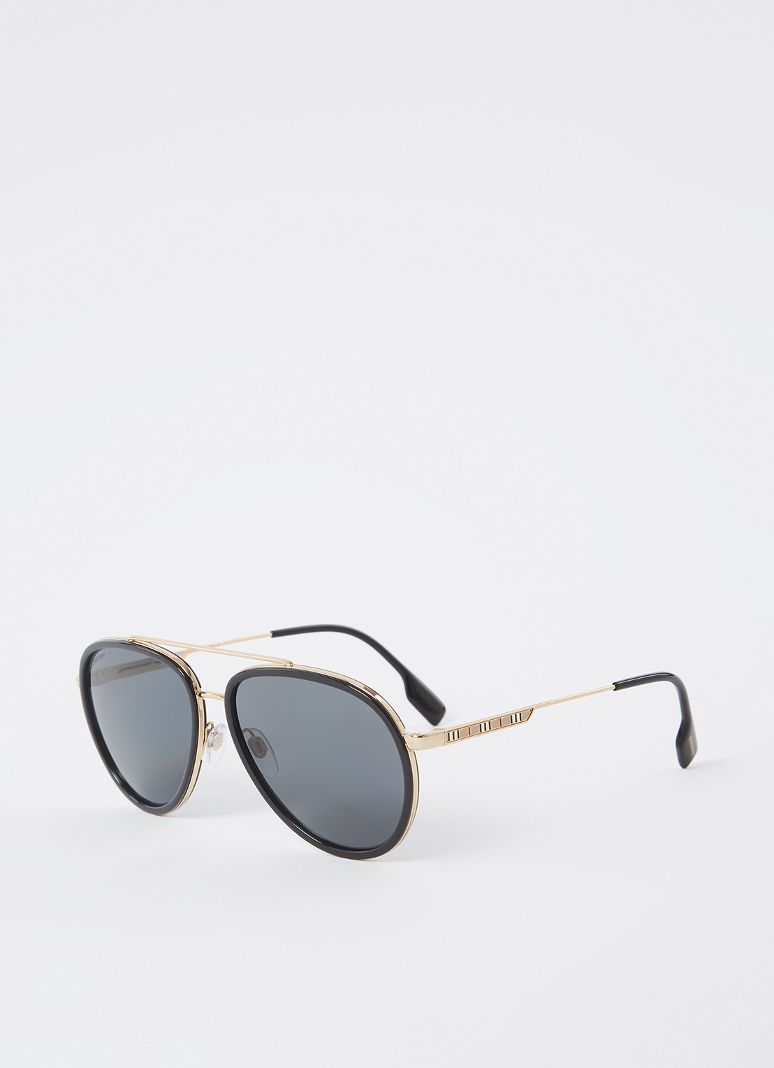 Burberry Oliver zonnebril gepolariseerd BE3125  - voorkant goud